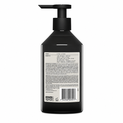 Thankyou 植物香氛手部與身體乳液 – 天竺葵、玫瑰與木質調 500mL