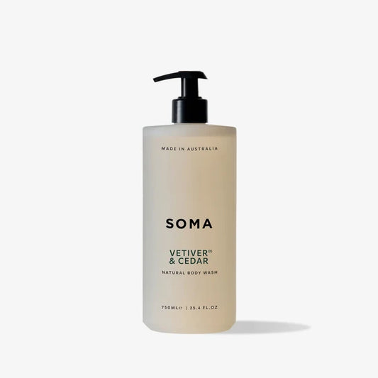 SOMA 沐浴露750ml - Vetiver & Cedar 岩蘭草雪松