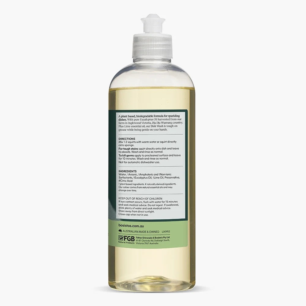 Bosisto's 尤加利萊姆洗碗精 500mL